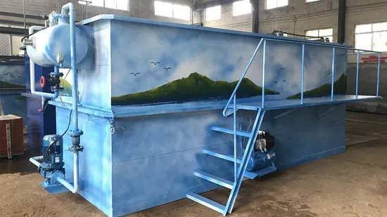 Dissolved Air Float Machine for Removing Oil and Solids Wastewater Treatment Plant 