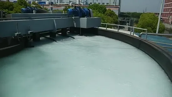 Industrial Waste Water Treatment Efficient Circular Shallow Dissolved Air Flotation 