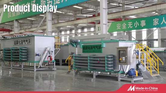 Industry Wastewater Treatment Plant Daf Dissolved Air Flotation Machine 