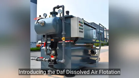 Oil Water Separator Dissolved Air Flotation Price Shallow Tailings Dewatering Electro Coagulation Daf Unit 