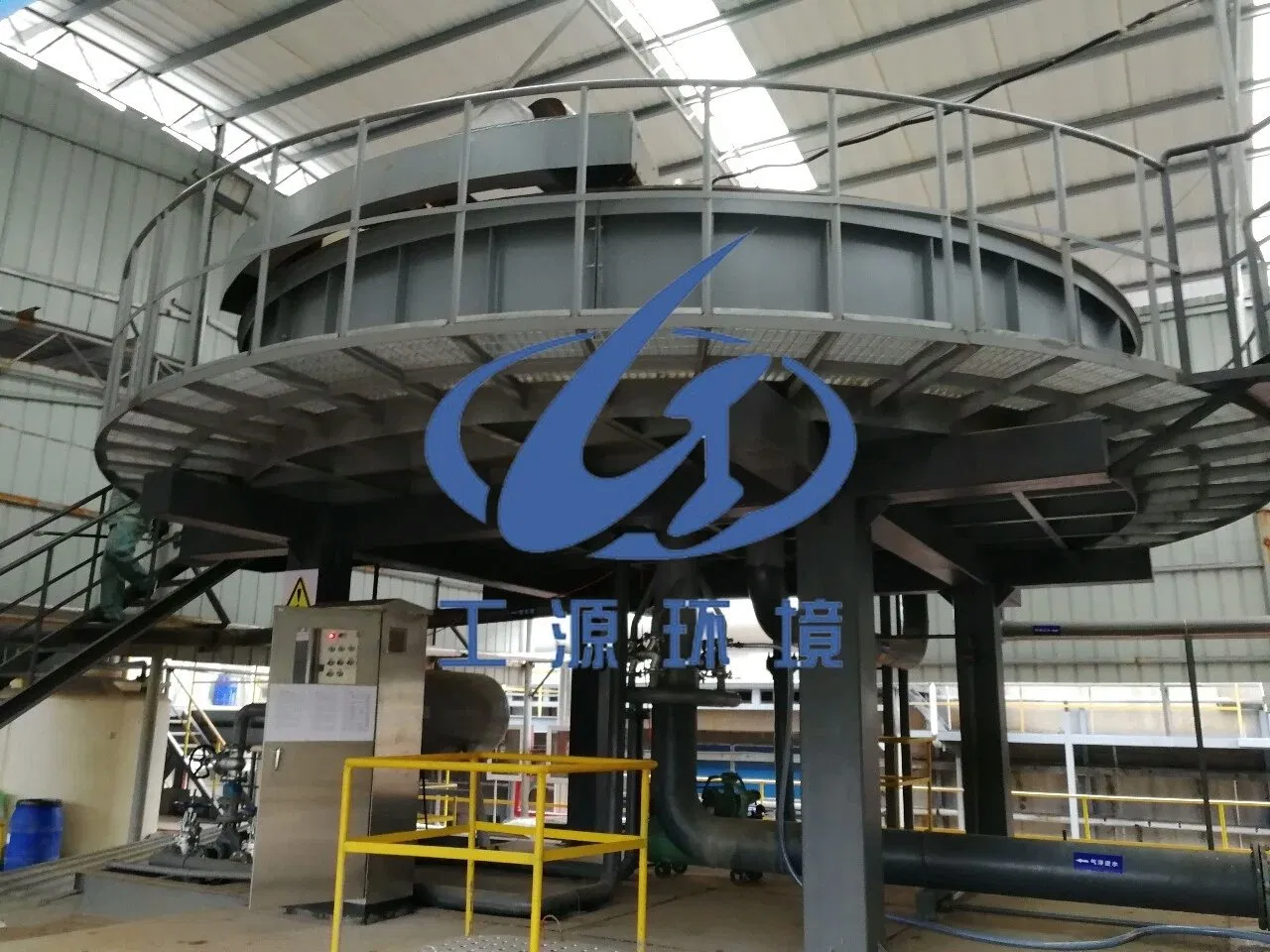 Water Treatment Equipment Circular Shallow Dissolved Air Flotation for Removal Algae