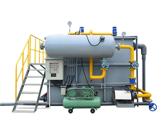 Advection Dissolved Air Flotation Machine Sewage Treatment Equipment Shallow Vortex Concave Air Flotation Daf Machine 